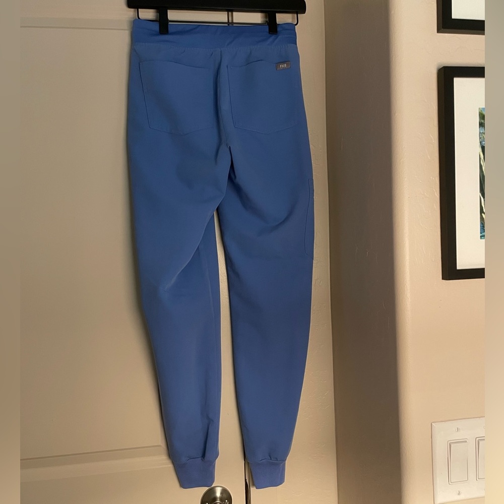 Figs Zamora Jogger Scrub Pants - color: ceil blue, size: XXS - Picture 3 of 4